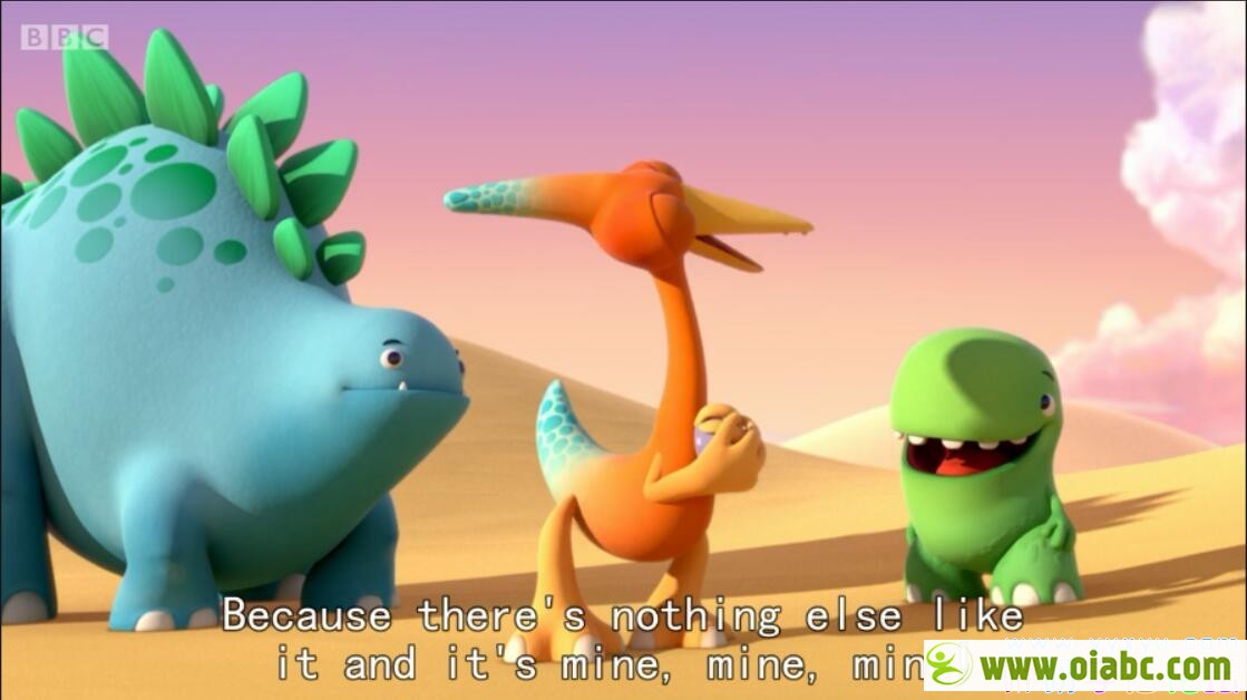 BBC儿童英语动画：好奇小恐龙/快乐小恐龙 Dinopaws 全51集 高清720P 带英文字幕下载