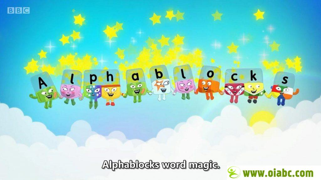 最新BBC官网Alphablocks字母积木番外篇《Magic Words》神奇的词语，A-Z总共26集